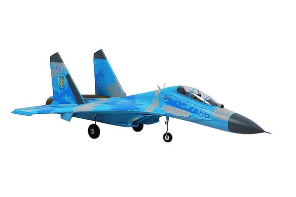 XFly Su-27 Twin 50mm EDF PNP - Blå Camo
