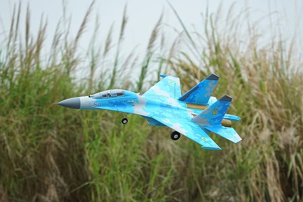 XFly Su-27 Twin 50mm EDF PNP - Blå Camo