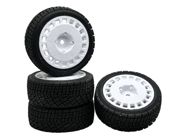 Reely 1:10 Road Model, sportbil, rally Kompletthjul Rally RA White 4 st