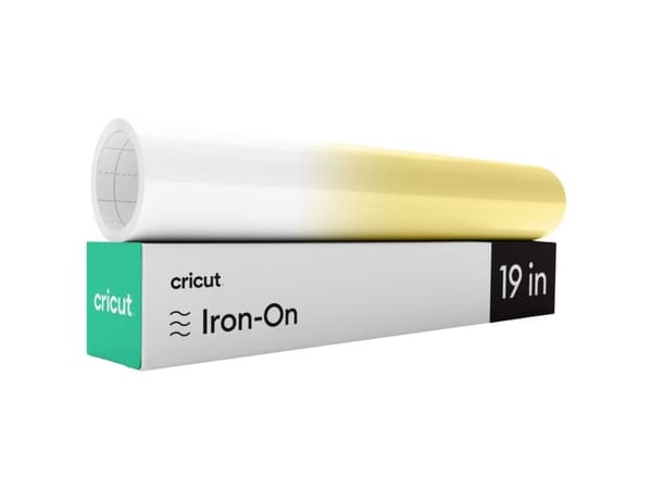 Cricut Iron-On UV-folie med färgförändring Skärbredd 30 cm Pastellgul
