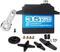 Miniatyrbild 1 av 8: Dsservo DS3235 PRO 7.4V 35KG med 25T Cam för Model 1/10 (180 grader) - Tillbehör till Fjärrstyrda Leksaker Digital Coreless Servomotor