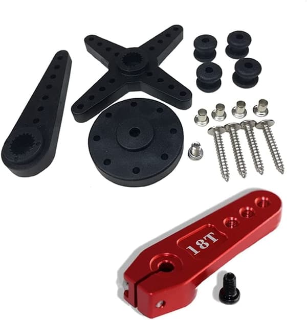 Dsservo DS5160 7.4V 60KG med 18T Cam för modell 1/10 (180 grader) - Tillbehör till Fjärrstyrda Leksaker Digital servomotor