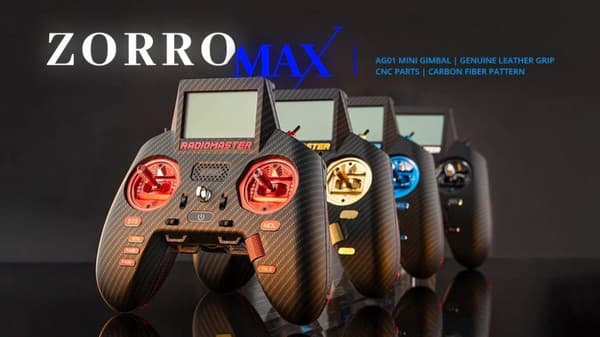 Radiomaster Zorro Max Radio ELRS AG01 Rød 16ch