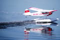 Miniatyrbild 6 av 8: FMS J-3 Cub 1400mm V4 PNP Floats och Gyro V2