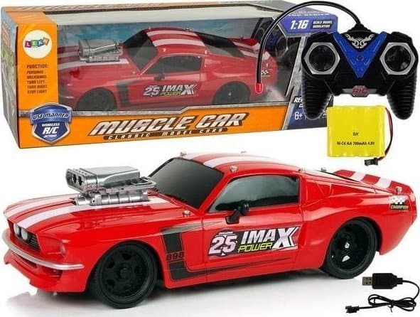 LeanToys 1:16 kauko-ohjattava urheiluauto