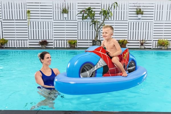 Bestway 98794 / 23, Päällä istuttava moottoripyörä, 3 vuosi/vuosia, Polyvinyylikloridi (PVC), Sininen, Punainen