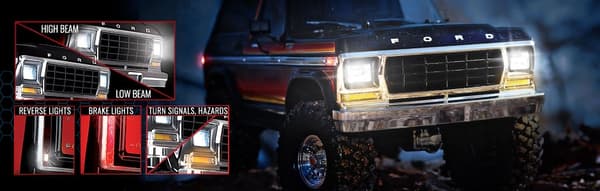 TRX-8035R LED-ljusset komplett för Bronco