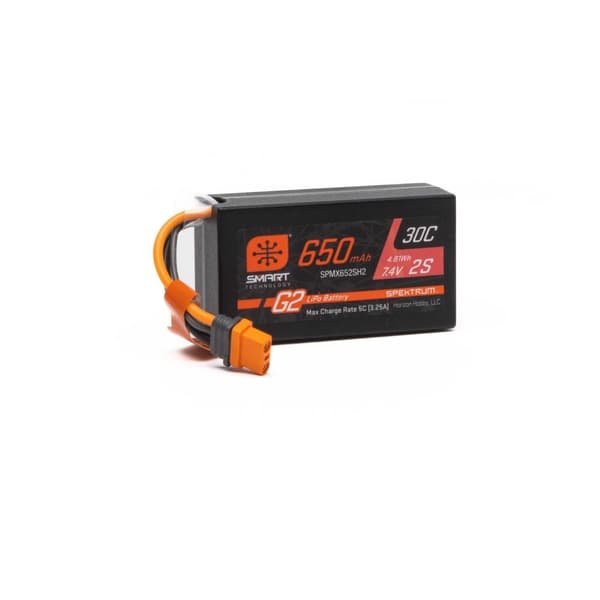 2s   650mAh - 30C - Spektrum LiPo HC G2 IC2