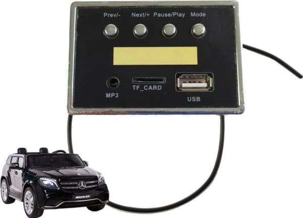 LeanToys Musikpanel till Mercedes GLS63-bil