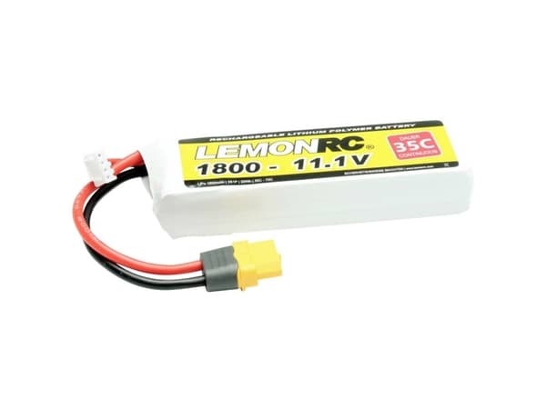 LemonRC Modelbyggeri-batteripakke (LiPo) 11.1 V 1800 mAh Celletal: 3 35 C Softcase XT60