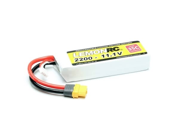LemonRC Modelbyggeri-batteripakke (LiPo) 11.1 V 2200 mAh Celletal: 3 35 C Softcase XT60