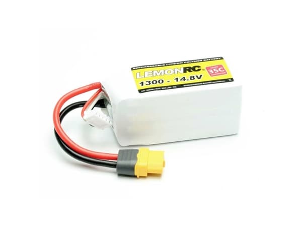 LemonRC Modelbyggeri-batteripakke (LiPo) 14.8 V 1300 mAh Celletal: 4 35 C Softcase XT60