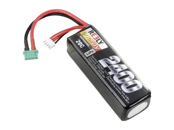 Reely Modelbyggeri-batteripakke (LiPo) 11,1 V 2400 mAh Celletal: 3 20 C Softcase MPX