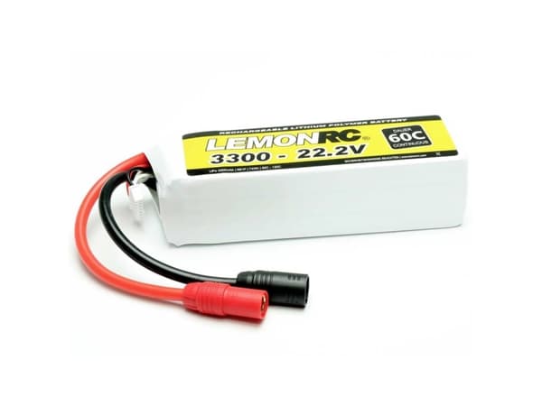 LemonRC Modelbyggeri-batteripakke (LiPo) 22.2 V 3300 mAh Celletal: 6 60 C Softcase AS150