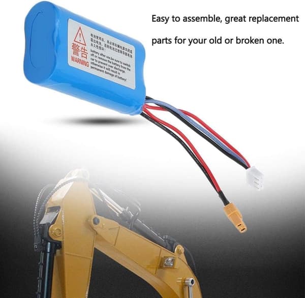 Huina 580 550 583 582 1580 1583 7.4V 2000mAh 2S XT30 Plug - Tillbehör till Fjärrstyrda Leksaker Lipo Batteri