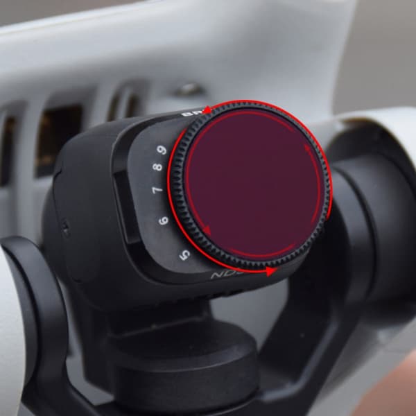 INF Muuttuvat ND-suodattimet 5–9 pysäytystä DJI Mini 3:lle/Mini 3 Prolle