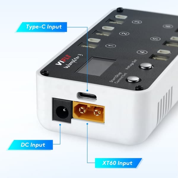 VIFLY WhoopStor 3 - 1s batterioplader