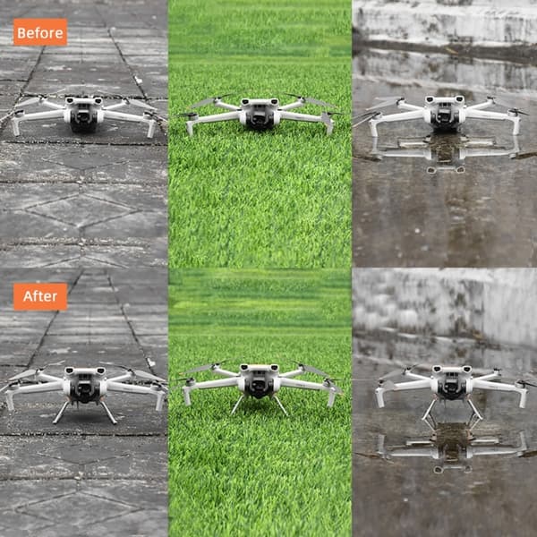 Dronen potkurin stabilisaattorin taitettava laskuteline DJI Mini 3/Mini 3 Prolle