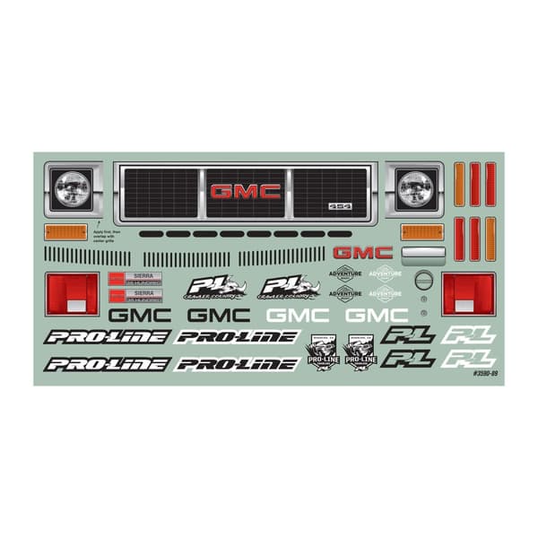 Proline GMC Sierra 3500 Clear Body 313mm
