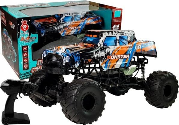 Lean Sport kauko-ohjattava maastoauto 2.4G 4x4 oranssi 57cm