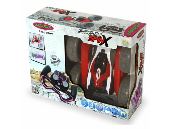 Jamara Stuntcar SpinX 2.4GHz punainen/musta
