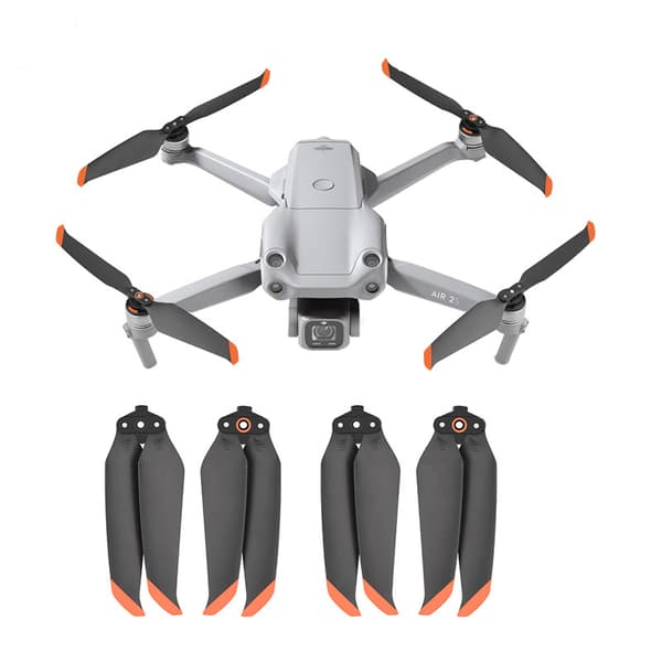 INF 2 par 7238F propellerersättning för DJI MAVIC AIR 2S Orange