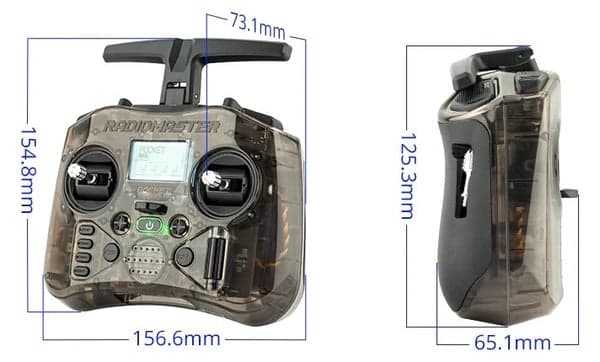 Radiomaster Pocket 16ch ELRS LBT - Charcoal