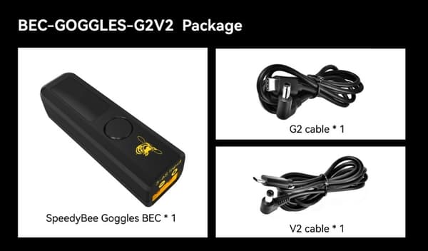 SpeedyBee Goggles BEC G2V2
