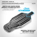 Miniatyrbilde 2 av 2: XR-321118 XB2 Alu Chassis w/Bent Sides 2.5mm