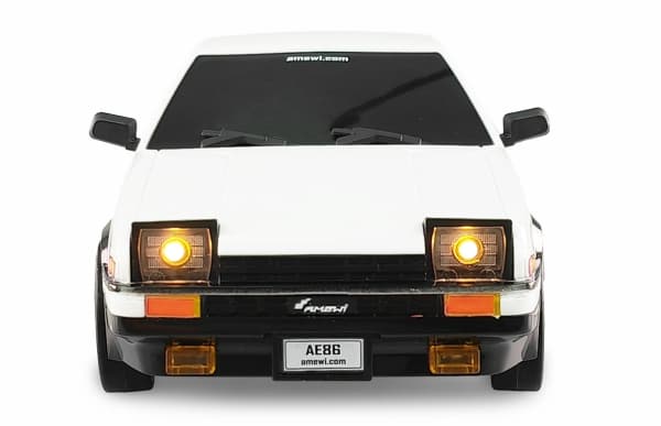 Amewi 1:18 RC Modellbil Elektronik Vägmodell AE86 Sprinter Trueno Skala Drift Vit Borstad Bakmotor (2WD) RtR 2,4 GHz inkl. batteri och laddningskabel