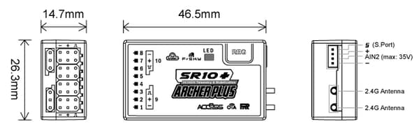 FrSky Archer Plus SR10+