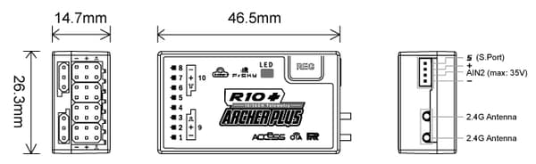 FrSky Archer Plus R10+