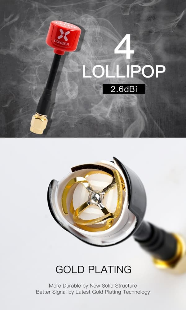 Foxeer Lollipop 4 5.8G LHCP MMCX Black 2st