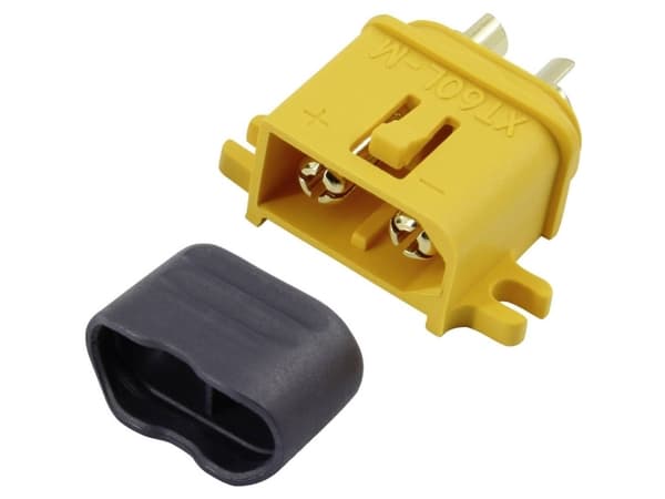 Reely 1509168 Akun liitin XT60L kullattu 1 kpl