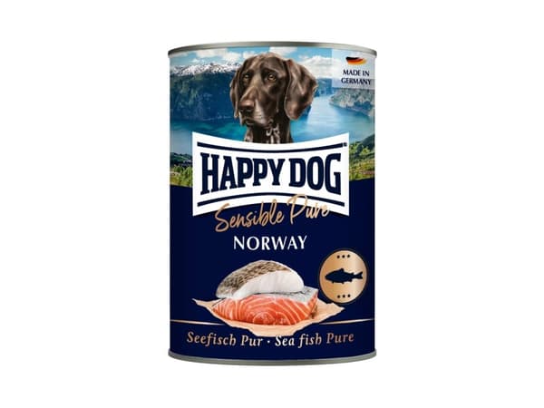 Happy Dog 61083, Vuxen, Fisk, 400 g, Utan soja