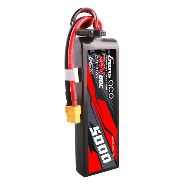 2s 5000mAh - 60C - Gen's Ace PCM G-Tech XT60