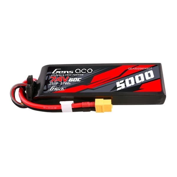 2s  5000mAh - 60C - Gen&#39;s Ace PCM G-Tech XT60