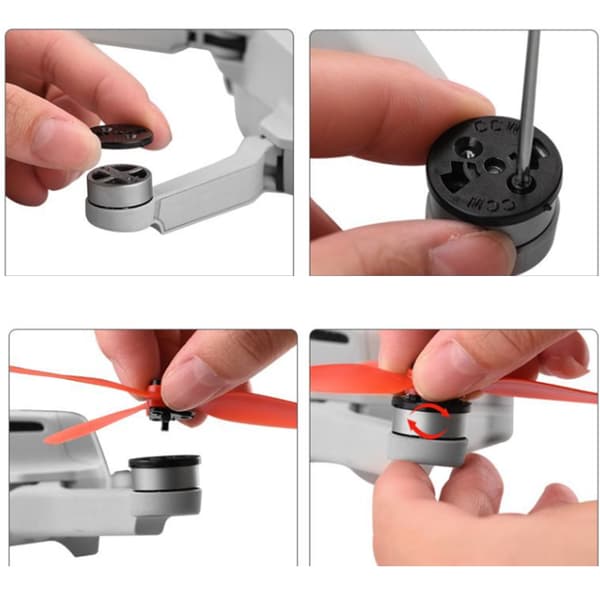 2 par tre-blads propell erstatning for DJI MAVIC Mini 1/2