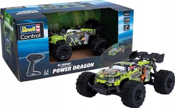 Revell Control 24674 Power Dragon 1:20 RC-modelbil, begyndermodel Elektronik Buggy