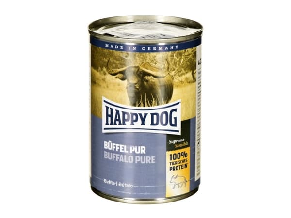 Happy Dog PUSZKA dla psa - BAWÓŁ (Buffalo Pur) 400g
