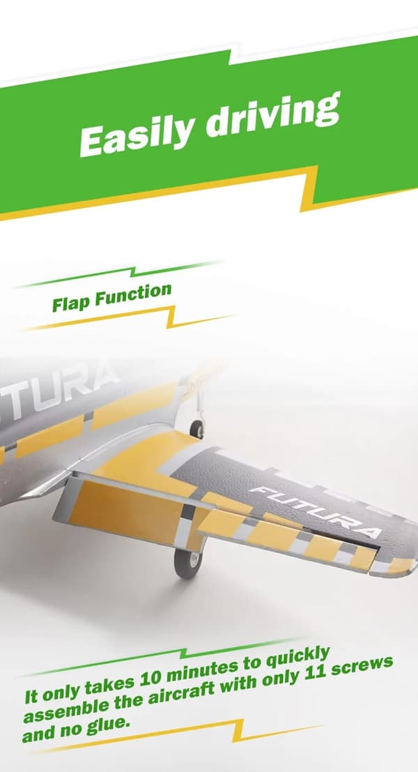 FMS Futura 64mm EDF PNP - Green