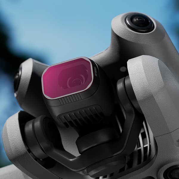 INF Suodatin DJI Mini 4 Pro dronille, 3 kpl (ND16/64/256) Musta