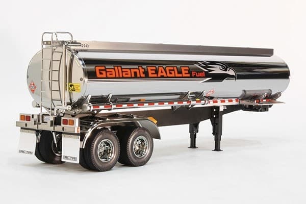 TAMIYA 1/14 Fuel Tank Trailer Metallisk