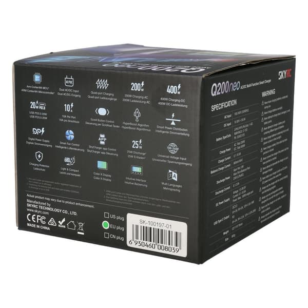 SkyRC Q200 Neo Quattro Computerlader AC200W