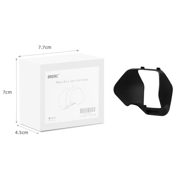 INF Aurinkosuoja DJI Mavic Air 2:lle Musta