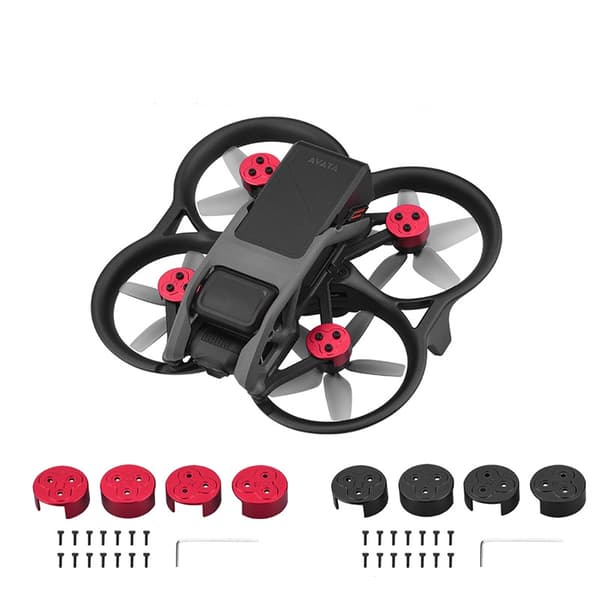 INF Motorbeskyttelsesdeksel Ripesikre motordeksler Anti-støv for DJI Avata Sort