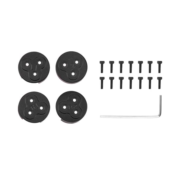 INF Motorbeskyttelsesdeksel Ripesikre motordeksler Anti-støv for DJI Avata Sort