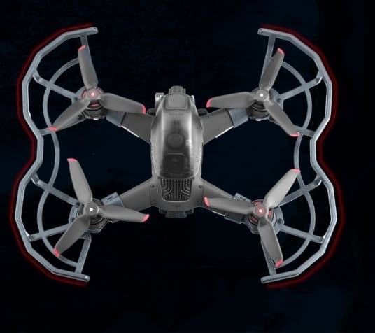 INF Propellerskydd för DJI FPV Combo Svart