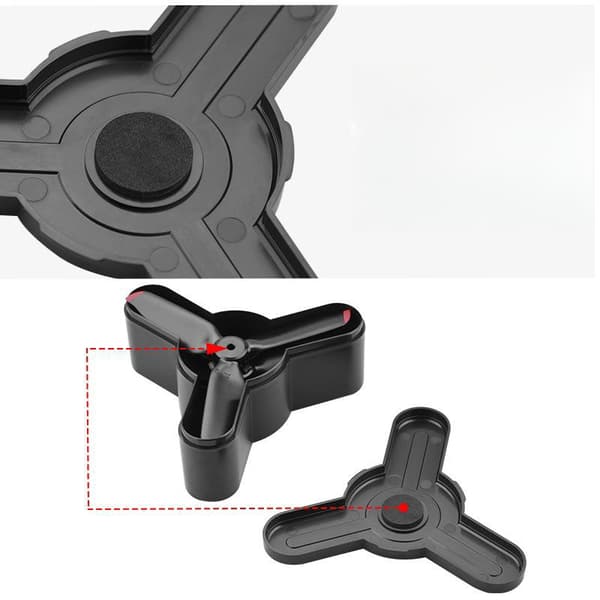 INF Portabelt skyddsfodral för Drönarpropeller för DJI FPV Combo Svart