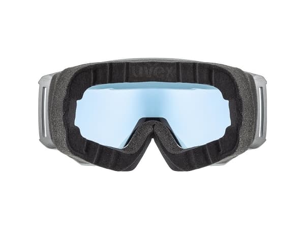 Uvex athletic FM, Doble linser, Grå, Unisex, Sylindrisk (flat) linse, Grå, Gult